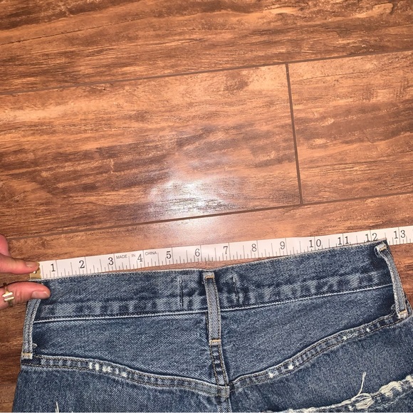 👖 AGOLDE 90s HIGH WAISTED DENIM BLUE JEANS ARITIZIA: SIZE 22 - Picture 8 of 9